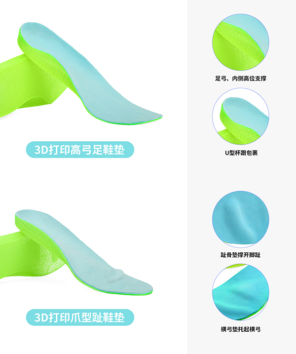 鞋垫排版-高弓足、横弓垫